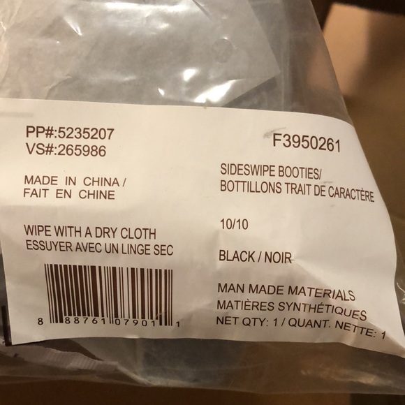 New in the package mark. Sideswipe booties black and tan. Size 6,8 and 10 - Picture 9 of 9